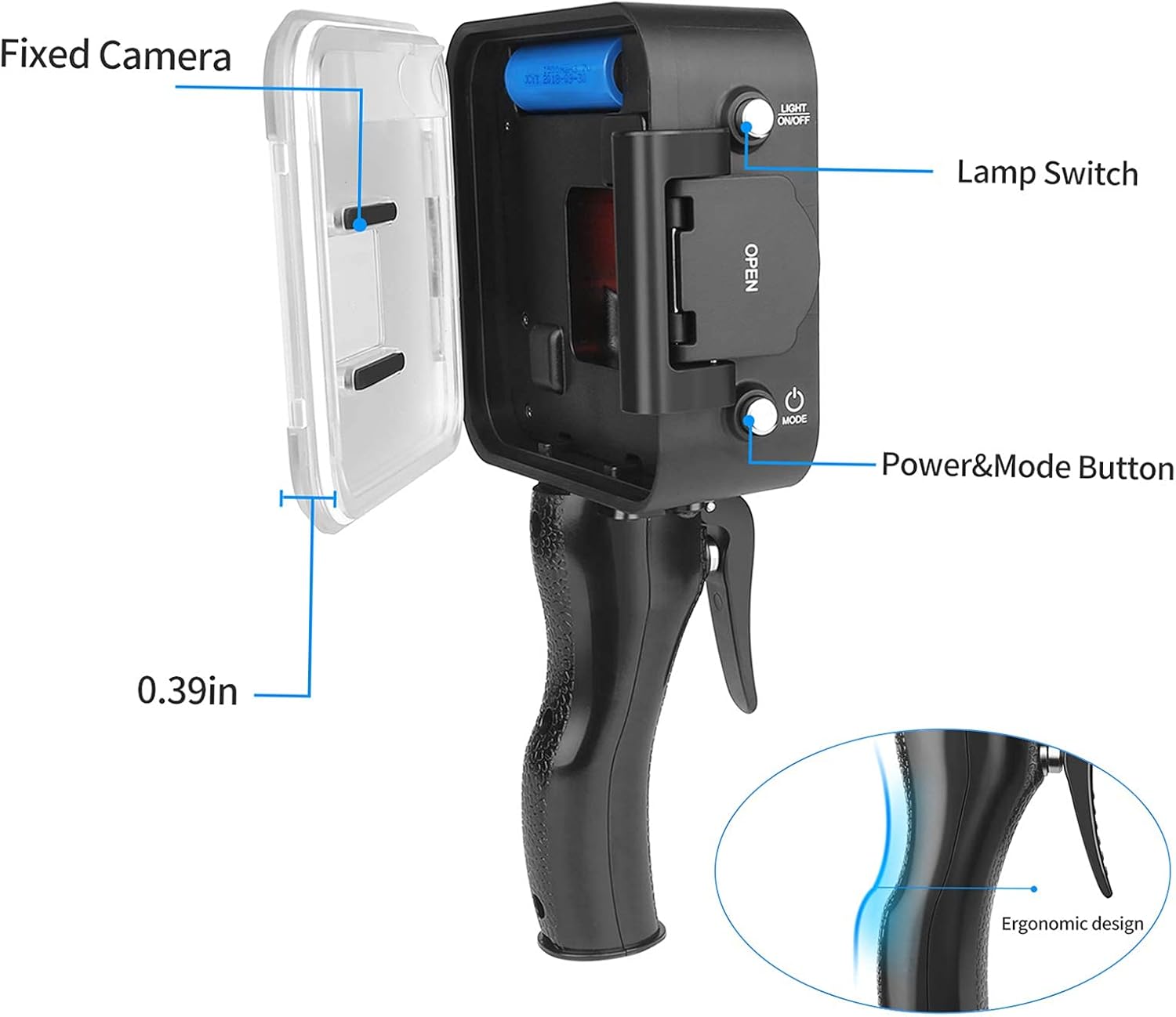 Featured Product D&F 2 in1 Diving Light Integrated Waterproof Case 30M/98FT Underwater LED Flashlight Scuba Accessories Kit with Red Filter Trigger for GoPro HERO7 Black/Hero 6 Black/Hero 5 Black/Hero (2018)