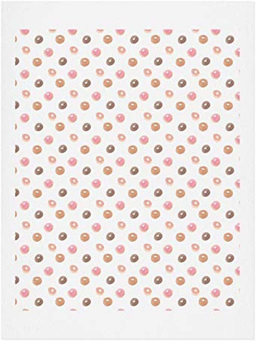 Deny Designs Wonder Forest Delicious Donuts Art Print, 8" x 10", Pink