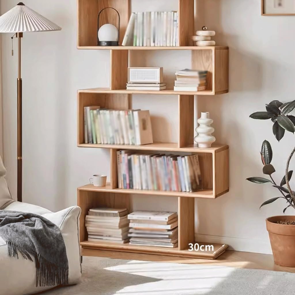 Amazon.com: ZCSO Display Cabinet Solid Wood Bookshelf Floor