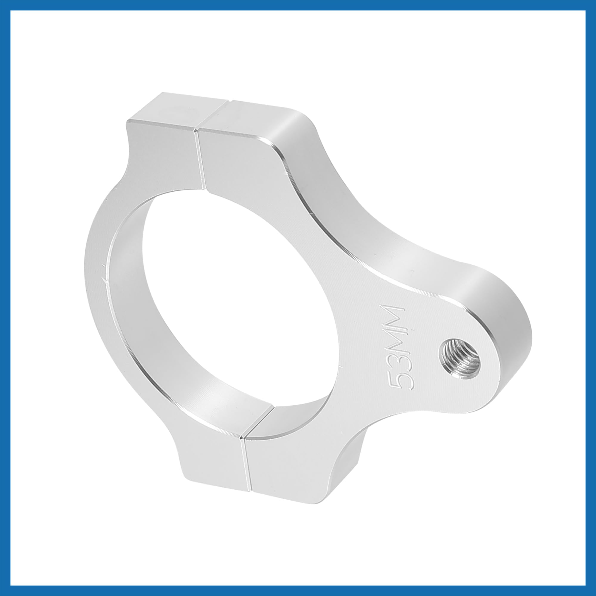 A ABSOPRO CNC Fourche Supports Direction Amortisseur Montage Collier Serrage Universel 53mm Remplacement d'article