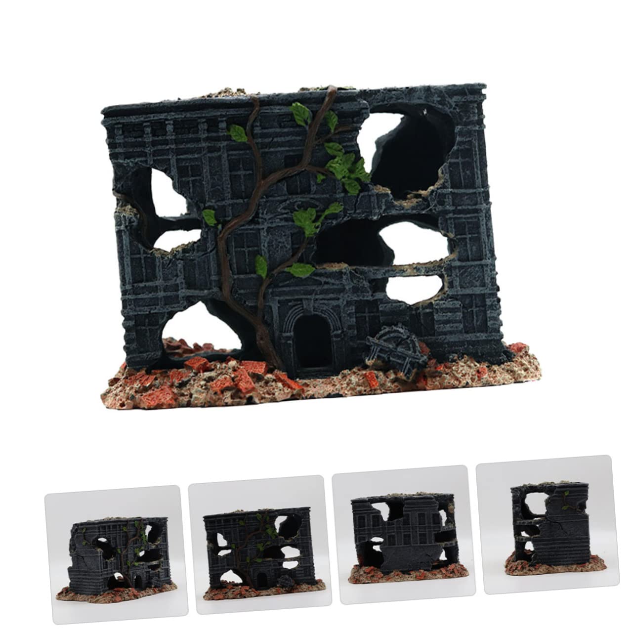 Decorazione Casa Imitata per Serbatoio Decorativo Adatto per Pesci Betta e Aggiunge all Aquarium
