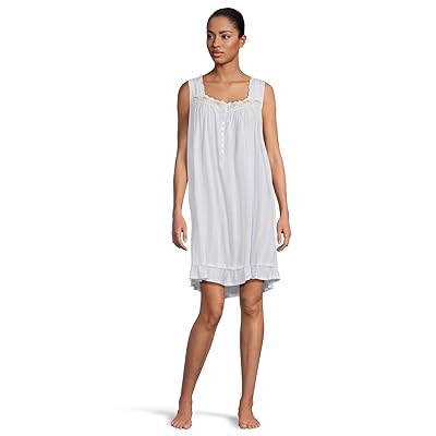 Eileen West Sleeveless Cotton Lawn Chemise Women