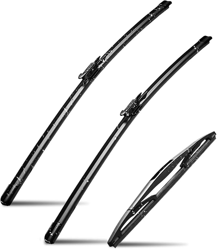 Palhetas do limpador de para-brisa NAVOTY para Chevrolet Tahoe 2007–2013, dianteiras e traseira – Conjunto com 3