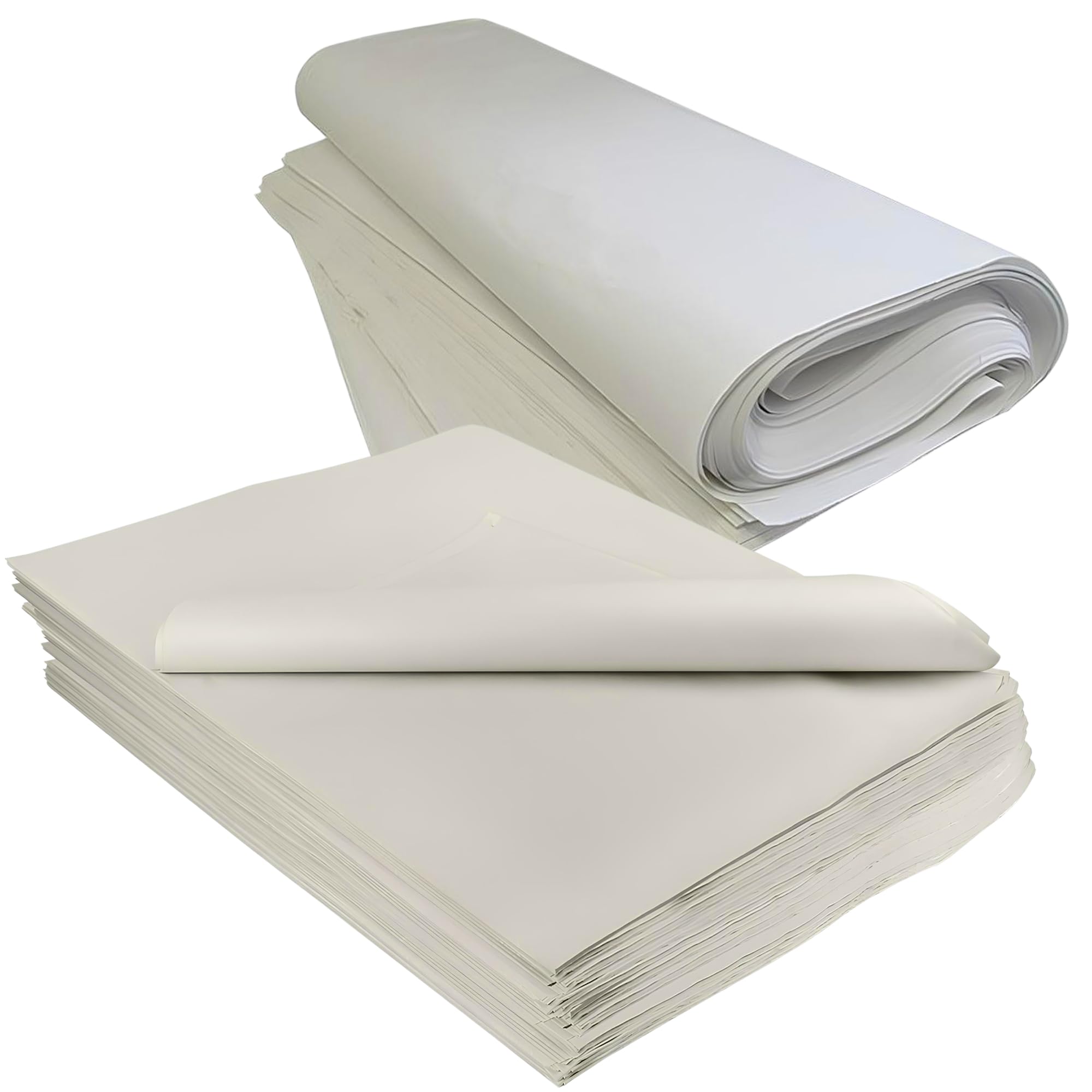 PDS A1 100 White Newspaper Offcuts Paper Sheets (20 x 30in) | Packaging for Moving House, Gift Box Packing, Storing Fragile Items | Super Absorbent Food Wrapping