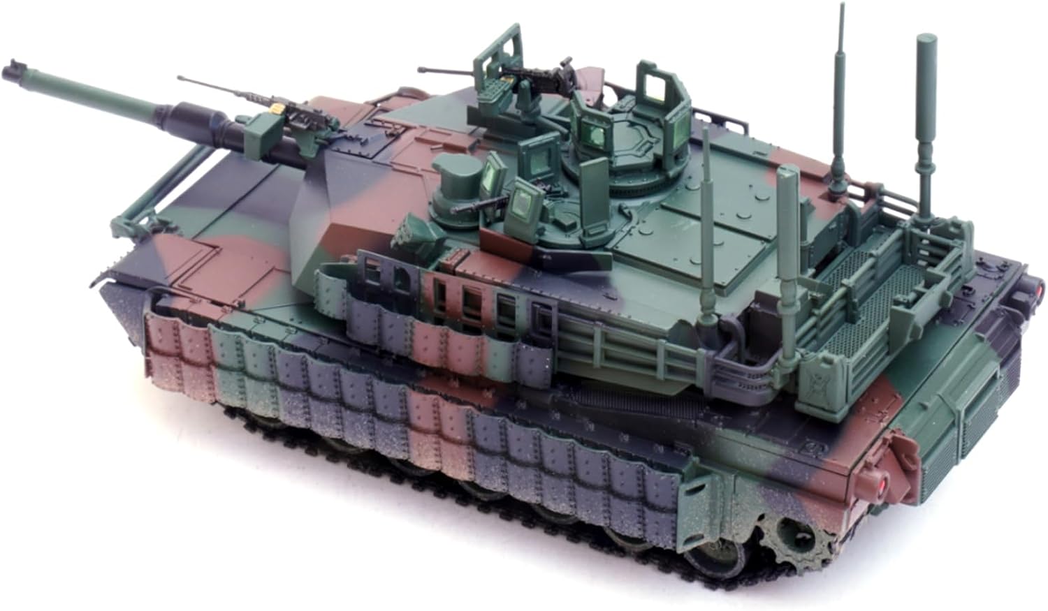 1:72 Alloy US M1A2 TUSK II Abrams Main Battle Tank Model Vehicle Car Collection for Kids Adult Collector