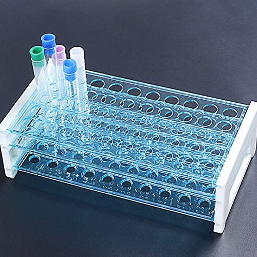 Bipee Plastic Test Tube Rack For 18Mm Tubes, Hole 40, Detachable #TOP2