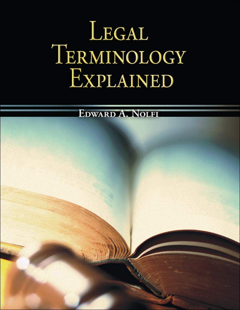 Buy Legal Terminology Explained — BookShops.in