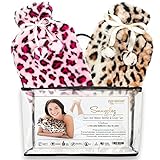 Hot Water Bottle & Cover - Set of 2 Hot Water Bottles & Furry Animal Print Covers for Hot & Cold Relief – Meet Snugglez
