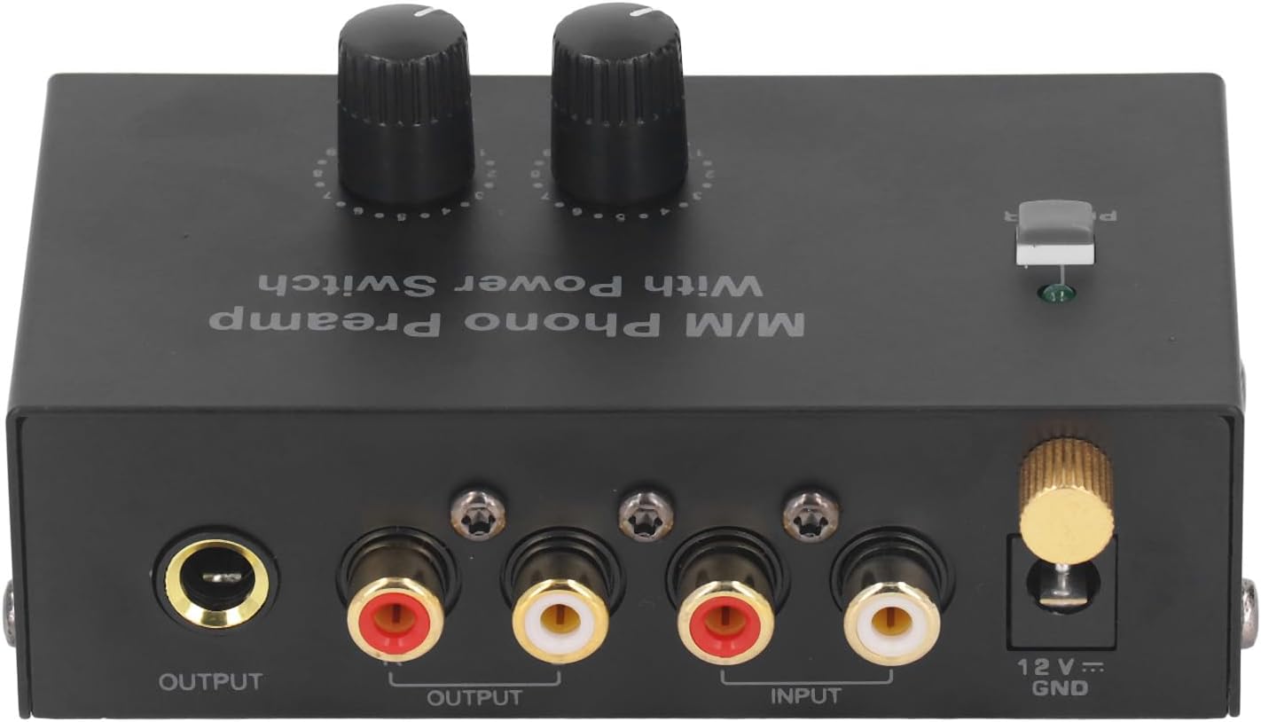 Amazon AC 100V240V 50Hz 60Hz フォノターンテーブルプリアンプミニ電子オーディオステレオ蓄音機プリアンプ入力低