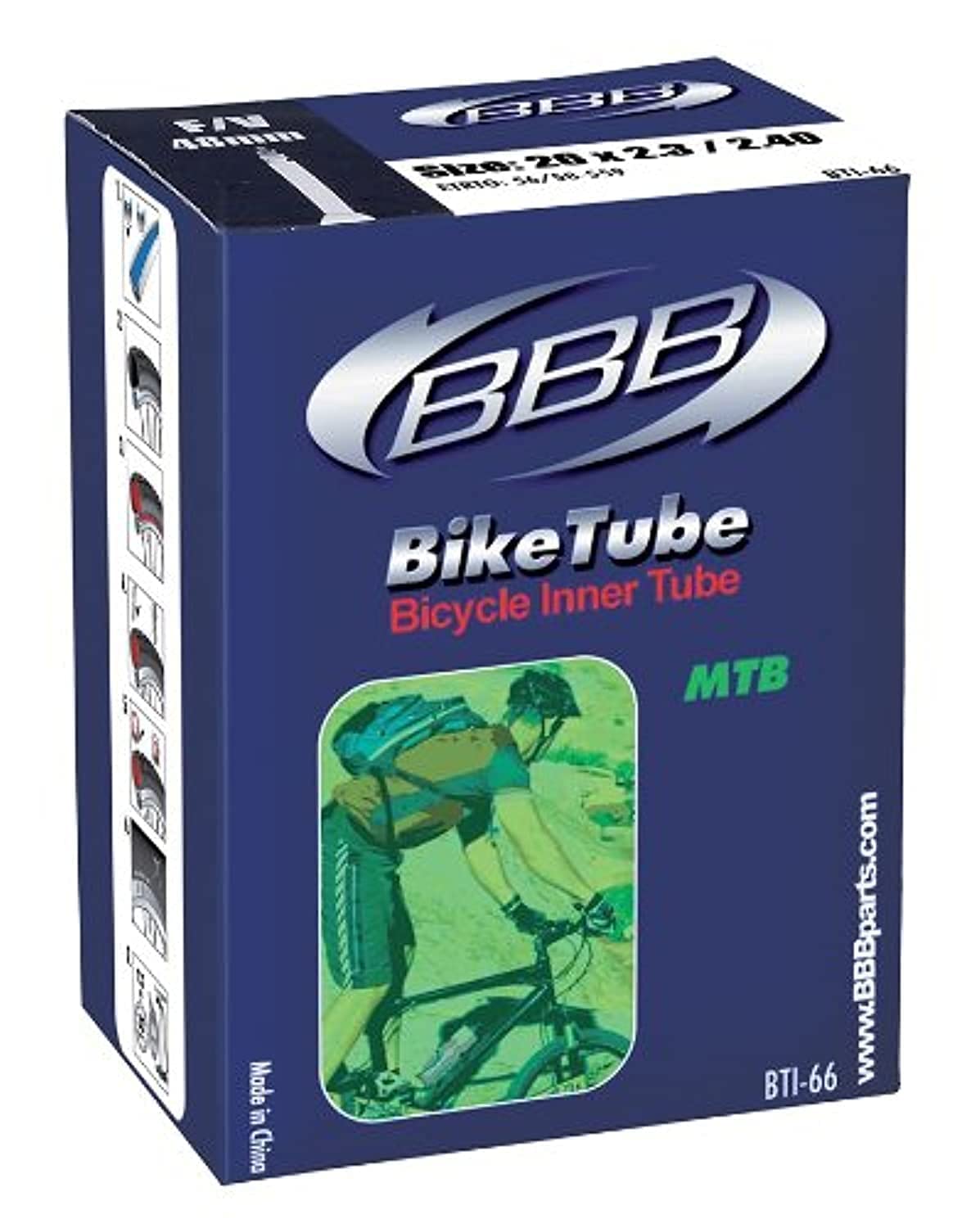 BTI-68 2.977.336.827 Bicycle Inner Tube Black 27.5 Inch