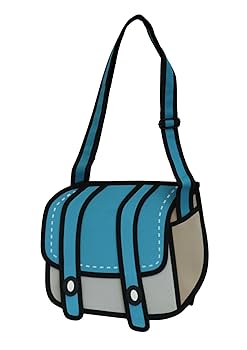 Genius_Baby 3D Style 2D Drawing From Cartoon Paper Bag Comic