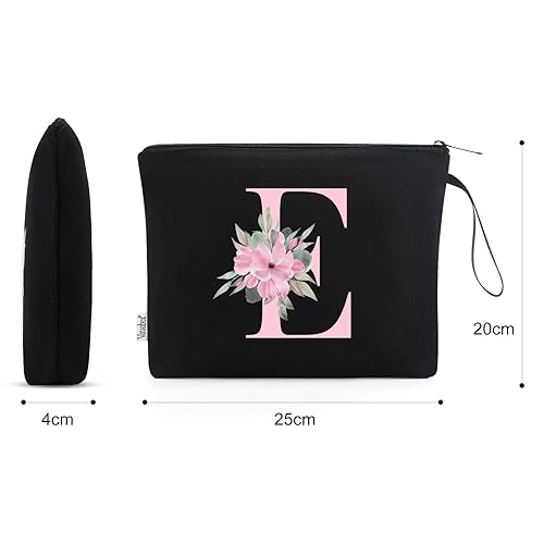 Vista 2 de Vavabox A-Z - Bolsa de maquillaje personalizada, regalos de cumpleaños para mujeres y madres, regalos para mejores amigas, bolsa de cosméticos