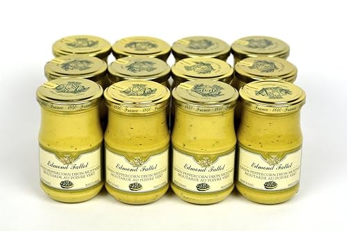 Miniatura 2 de Edmond Fallot Mostaza Dijon con granos de pimienta verde 7.4Oz Caja de 12 Unidades - Venta al por mayor