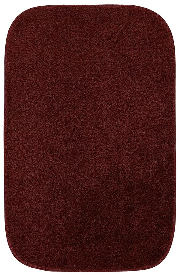 Garland Rug Traditional Nylon Washable Chili Pepper Red 2 Bath Rugs (17" X 24", 21" X 34") - Soft, Absorbent, And Stylish for Your Bathroom by Garland Rug - Image 6