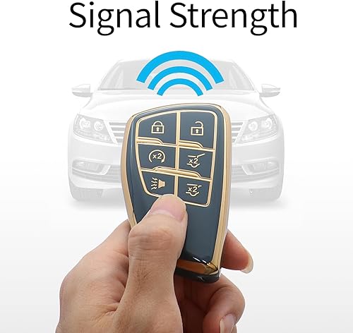 Miniatura 4 de Funda para llavero Chevy con llavero de TPU suave, funda para llave de TPU suave, compatible con Chevrolet Suburban Tahoe Silverado 1500 2021 2022