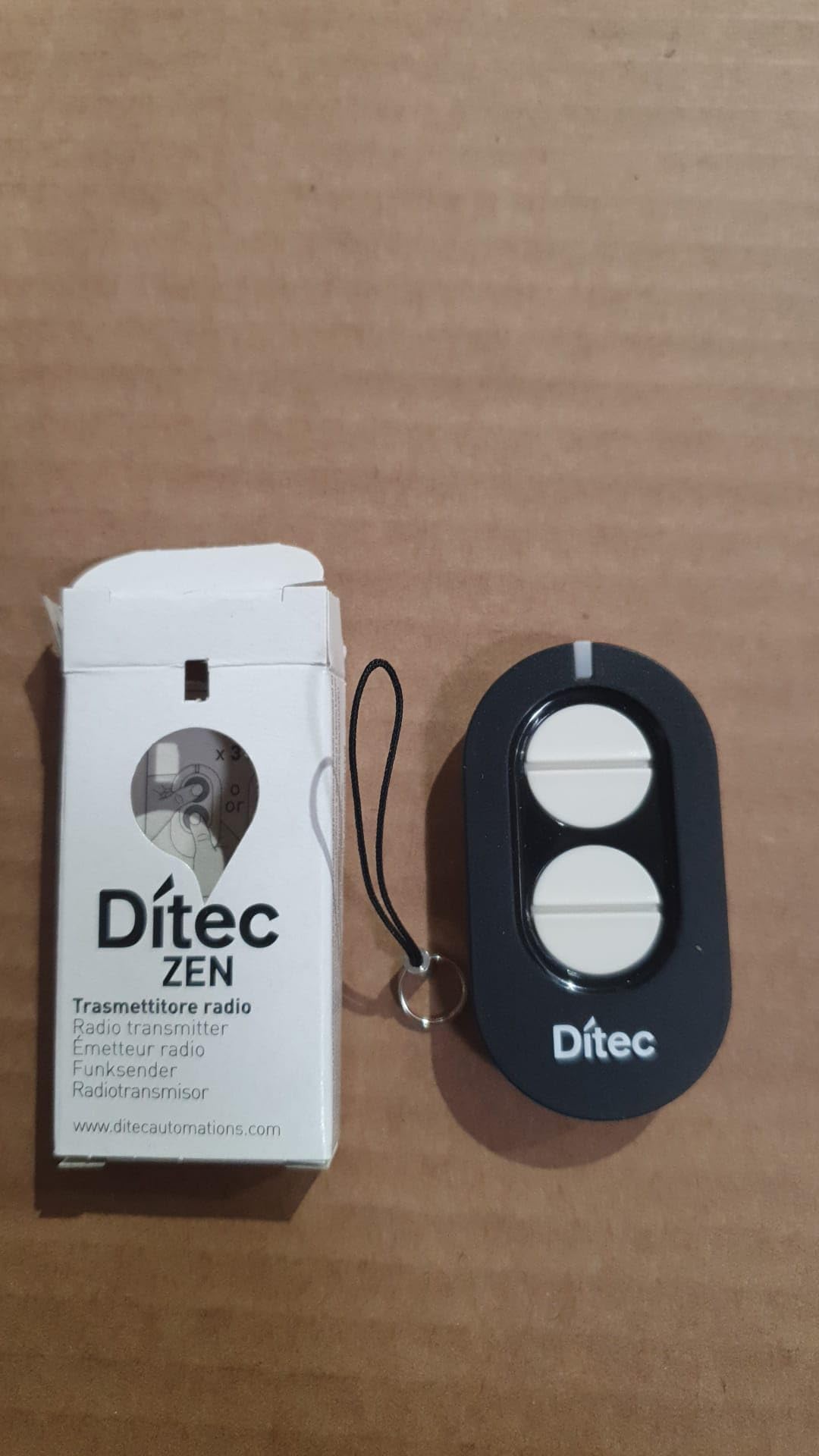 Entrematic ZEN4C Gate Remote Control Compatible with DITEC GOL4C