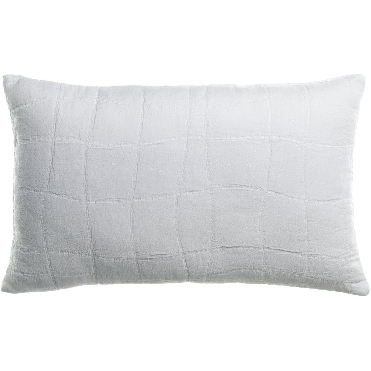 Recyceltes Dekokissen Mit Weichem Bezug Und Nachhaltigem Material, Sofakissen Wohnzimmer, Zierkissen Schlafzimmer, Geeignet für Sofa Bett Lounge Sessel, Weiß, 30 x 50 cm