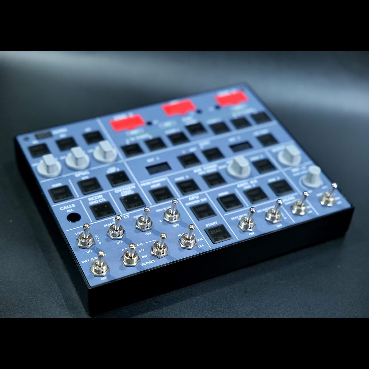 Rowsfire A107 V3.1 A32X MAX Light Overhead Panel Für MSFS 2020/2024, Kompatibel Mit Fenix A32X, FBW A32X, Für EIN Noch Intensiveres Flugsimulationserlebnis