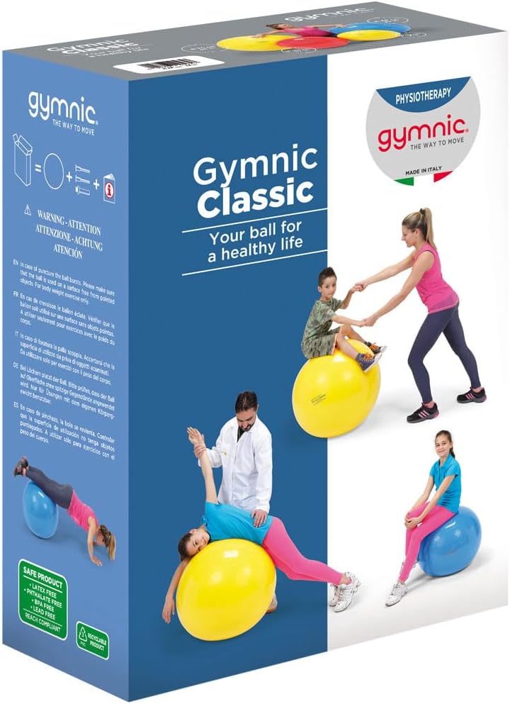 Gymnic Classic Ball, Yellow, 45cm / 18" (9545)