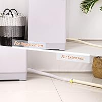 Vista 6 de MyLifeUNIT Kit de extensión de manguera de desagüe para lavadora, Ajuste universal para toda manguera de desagüe, 6 pies
