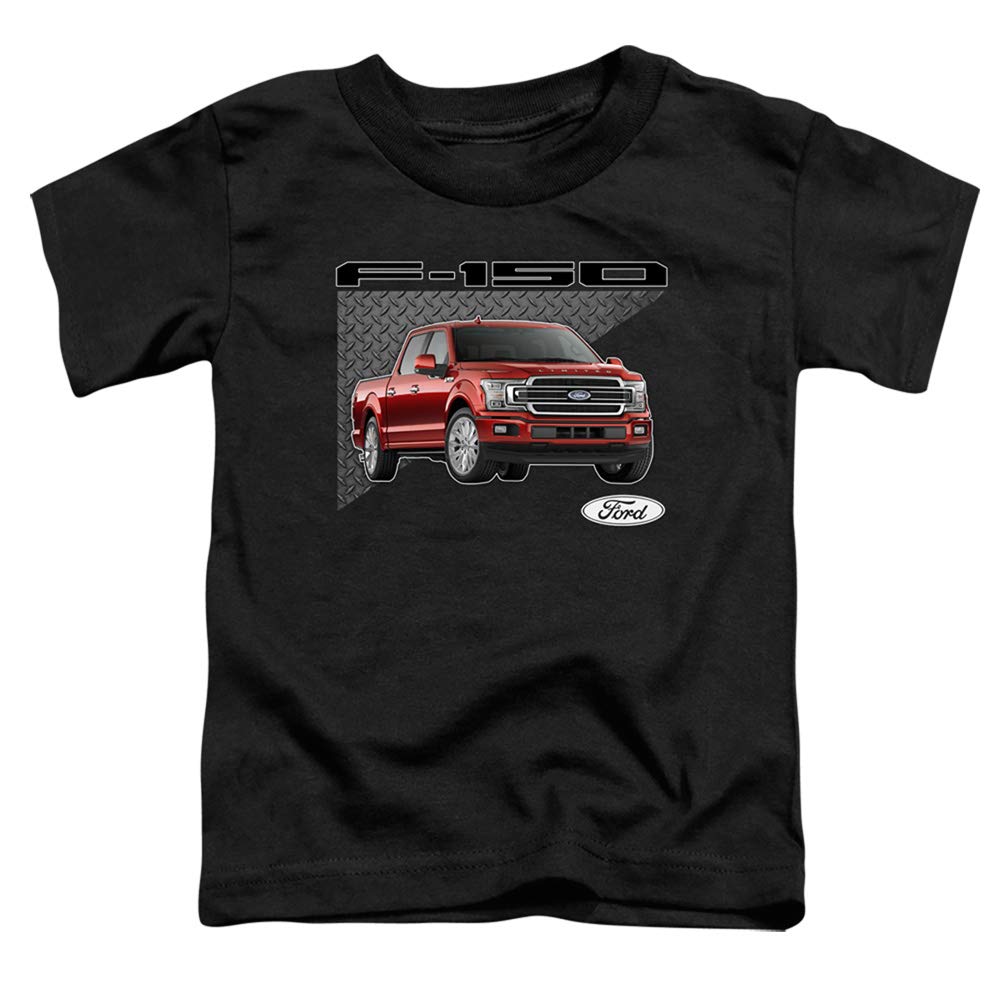 Ford Trucks F 150 Unisex Toddler T Shirt for Boys and Girls, Large (4T) Black