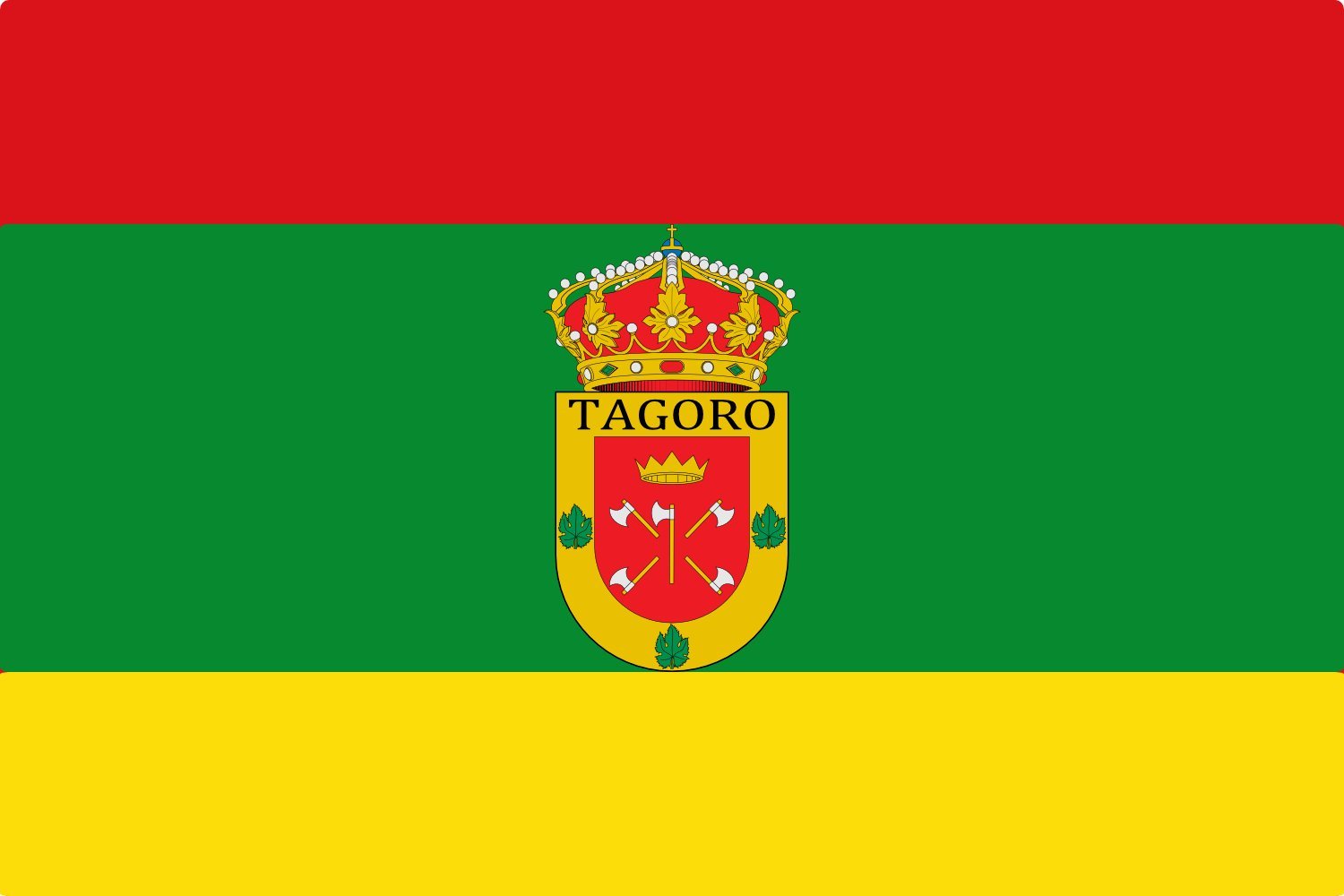 Drapeau Tacoronte grand format idéal pour décorer vos fêtes et événements