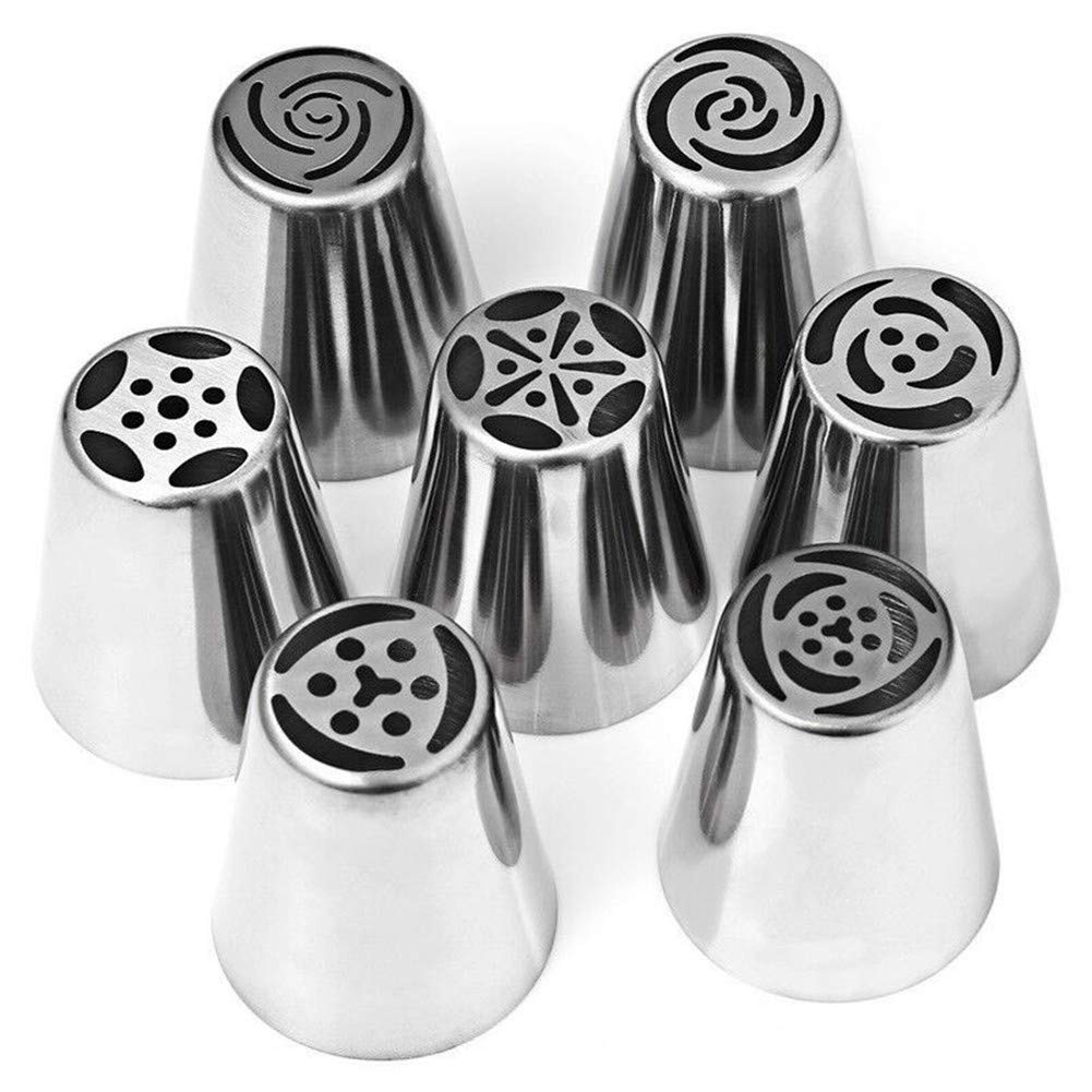 Russische piping Tips Set 14 stuks All in One Cake Decorating Supplies Kit, 12 Icing Tips, Koppelingen en Tassen, Professionele Bakbenodigdheden Frosting Tools Set voor Cupcakes Cookies (14sts Russische piping Tips Set 14 stuks All in One Cake Decorating Supplies Kit, 12 Icing Tips, Koppelingen en Tassen, Professionele Bakbenodigdheden Frosting Tools Set voor Cupcakes Cookies (14sts