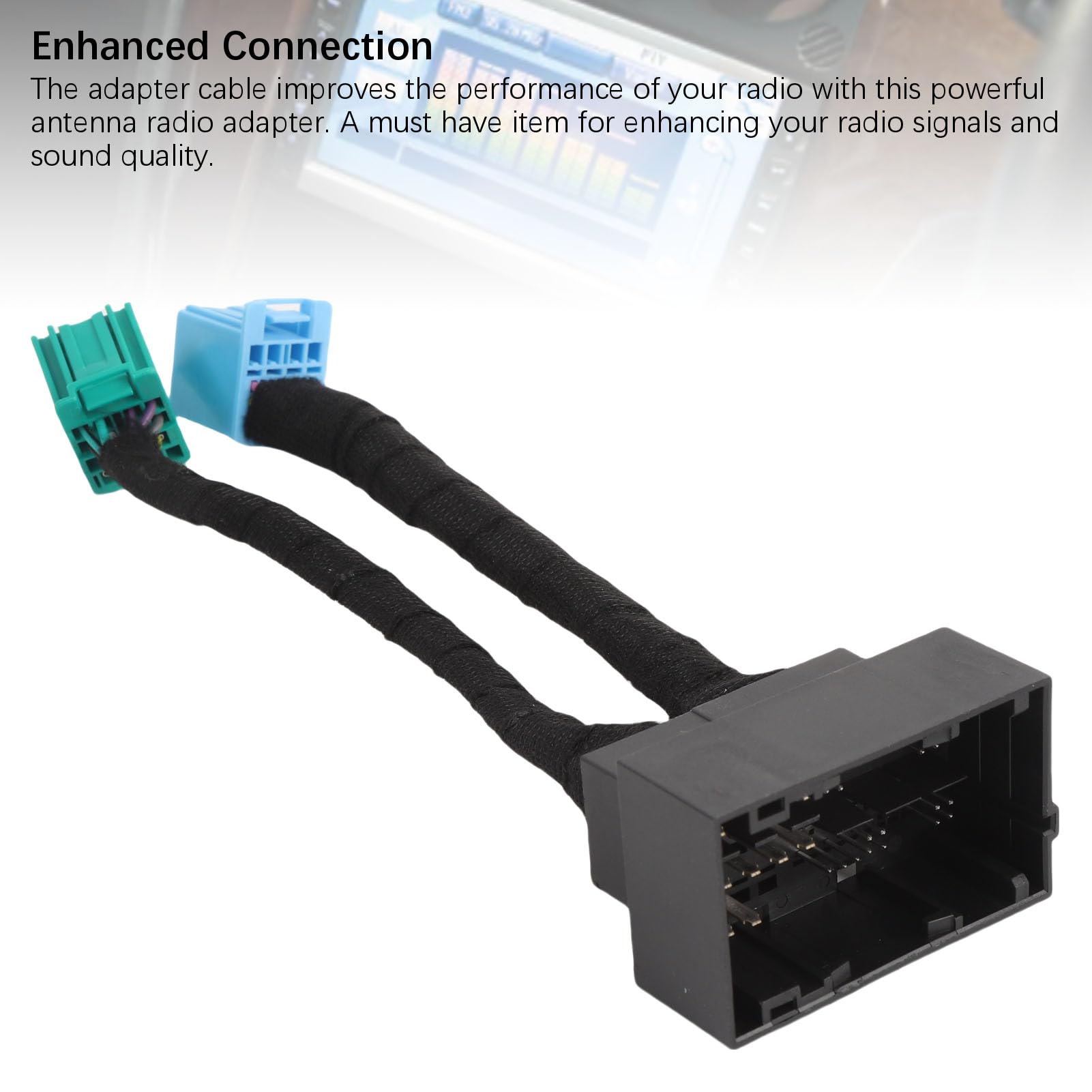 Generic Adapter do Integracji Głównego Złącza Wymiana Anteny Sirius na Lata 2019-2022 Uconnect 5 z Radiem 5 Cali lub 8,4 Cala