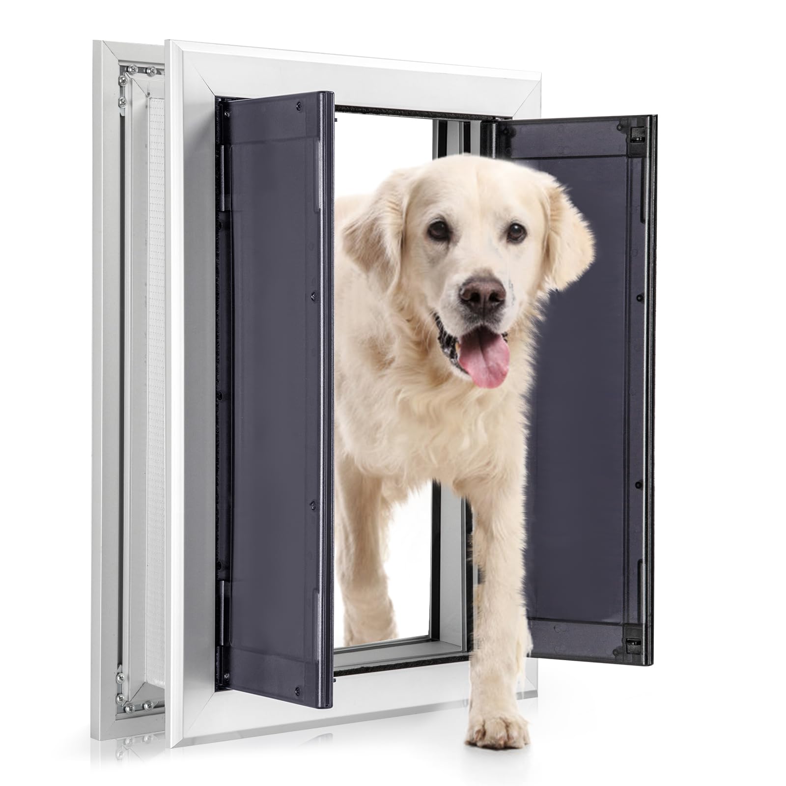 Qeelko Aluminum Pet Door with Panels