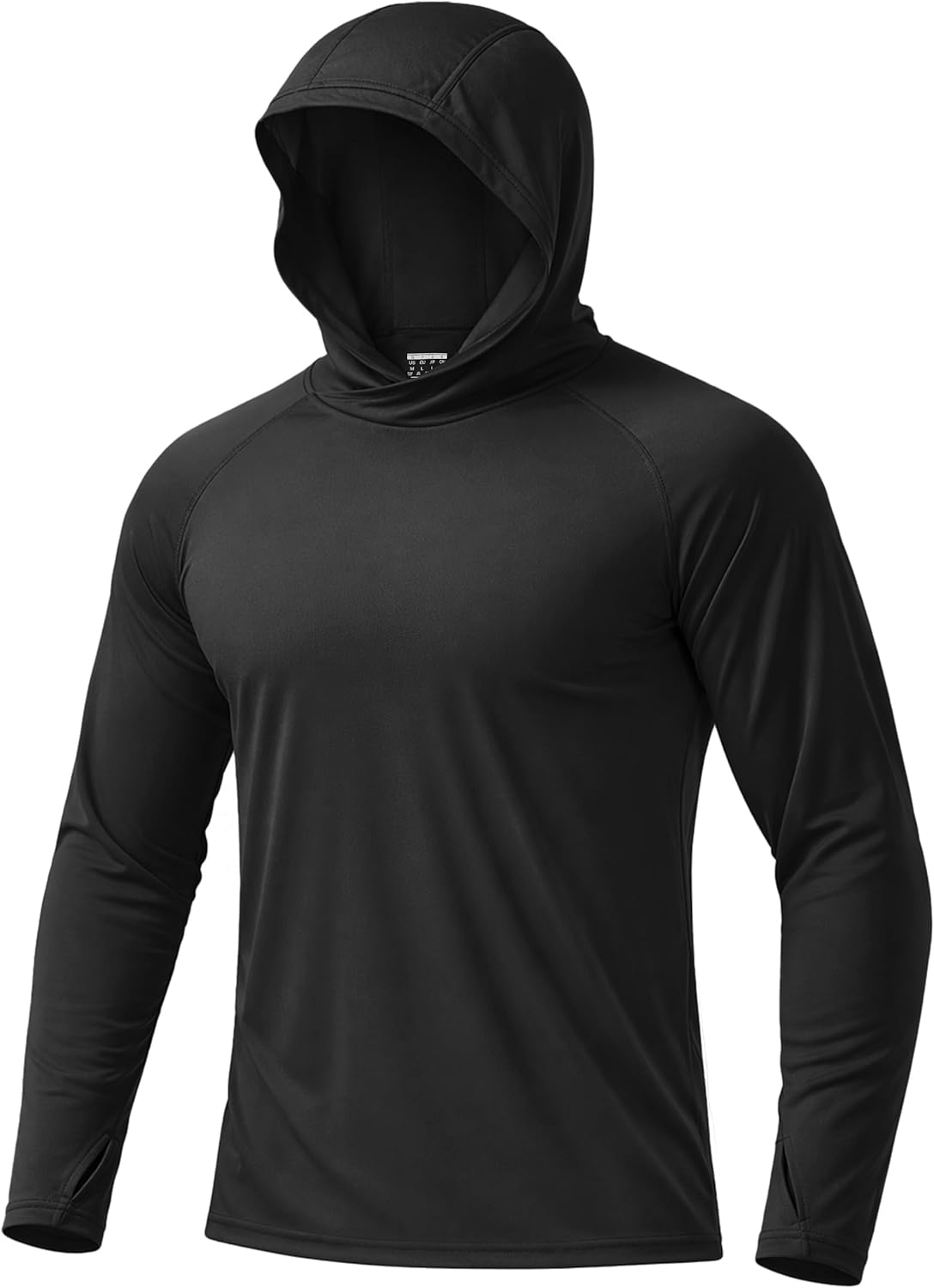 Boladeci Men's UPF 50+ Sun Protection Hoodie Shirts Lightweight Long Sleeve Rash Guard Fishing Swim Shirts
