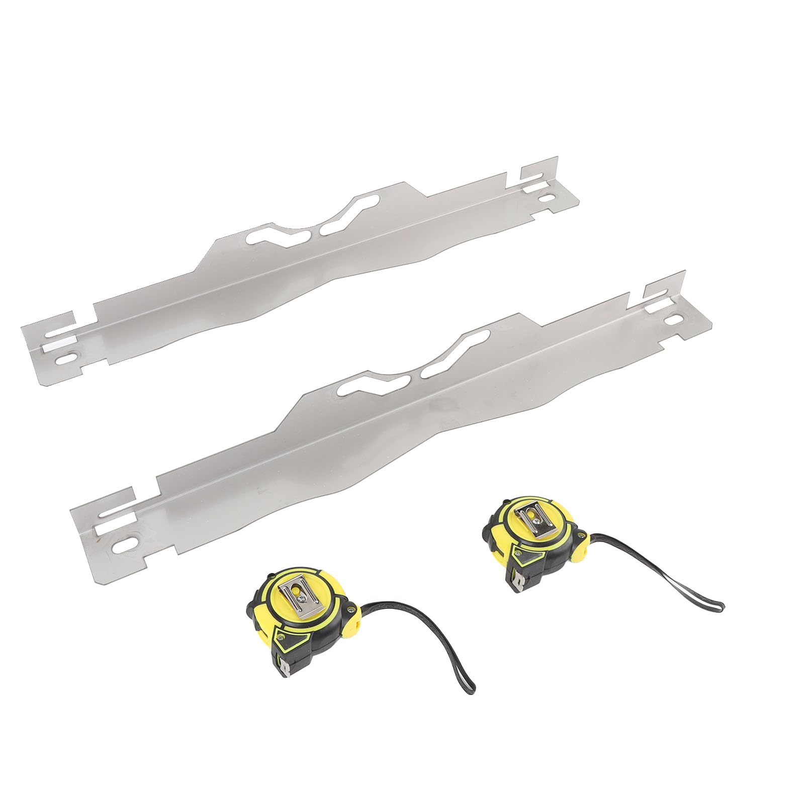 Dioche Herramienta de Alineación la Rueda Herramientas ángulo Placa Punta Acero Inoxidable Servicio Pesado con Orificios Colgantes para Camiones Automóvil SUV UTV ATV