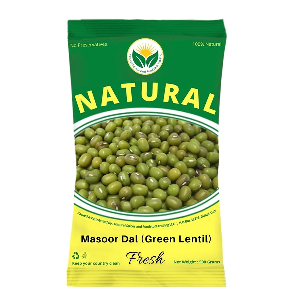 NaturalsPremium Masoor Dal (Green Lentil) 1.5kg