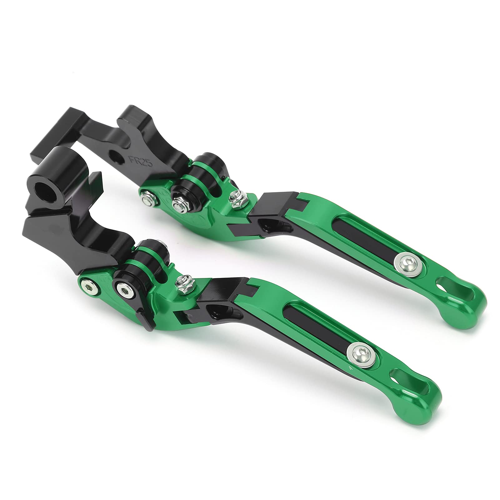 Leva della Frizione, Manico del Freno per Bici Leve Freno Bici di Sostituzione Leve Freno Regolabili Leve Frizione CNC Alluminio Alluminio Freno Frizione Controllo per MT25 MT -03 R25 R3 (BLACK)