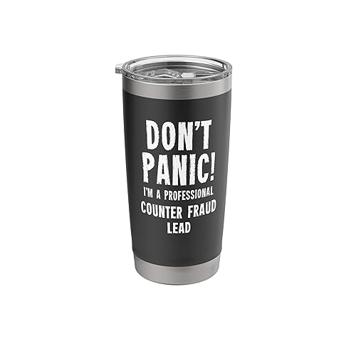 Counter Fraud Lead Stainless Steel Insulated Tumbler