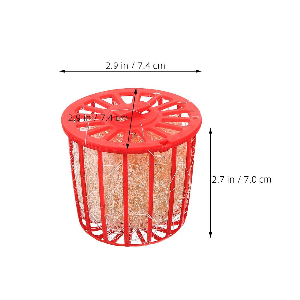SEWOART 4pcs Parrot Nesting Toy Bird Nesting Bowl for Pigeons Durable Hatching Basin Easy to Install Bird Cage Nest Comfortable for Pet Supplies