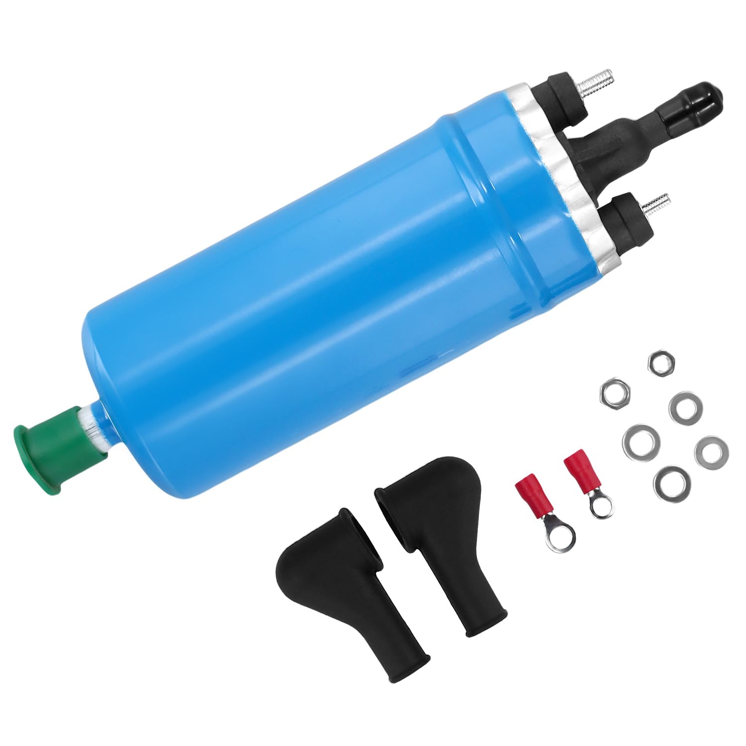 QWORK® Pompe Carburant, 12v Pompe Gasoil de Transfert, Pompe à Carburant de Remplacement Universelle, Compatible avec 0580464070, 0580464038