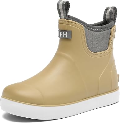 Kids Deck Boots, Waterproof Rain Boots for Girls Boys