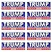 PACETAP 10 PCS 9 X 3 inch Trump 2020 Decal Car and Truck Bumper Stickers 2020 United States Presidential Election