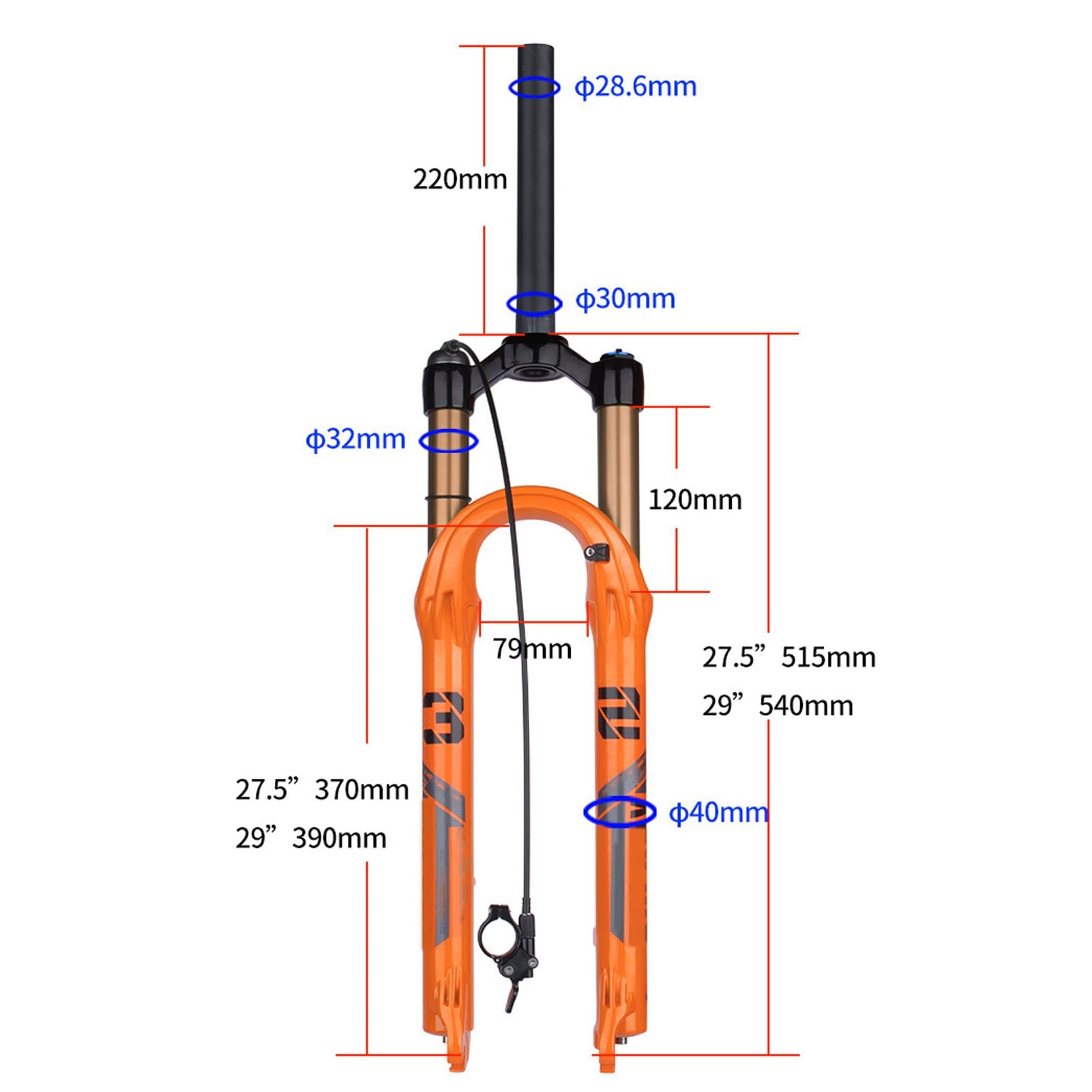 Alu-Gabelschaft Für Mountainbikes - Leicht & Stabil Für Trail & City