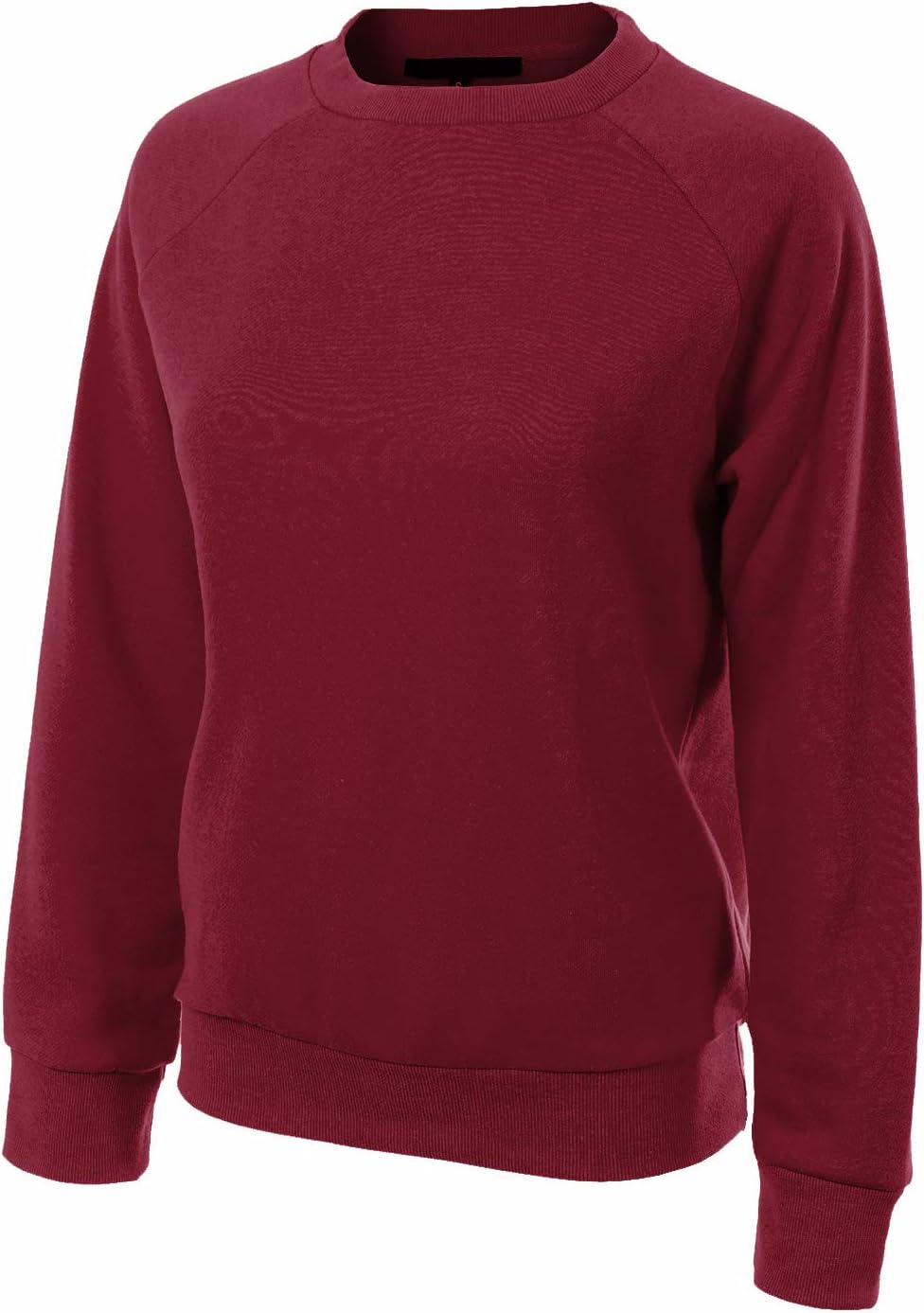 MixMatchy Women's Soft and Comfy Basic Pullover Crewneck Fleece Sweatshirt - Image 3