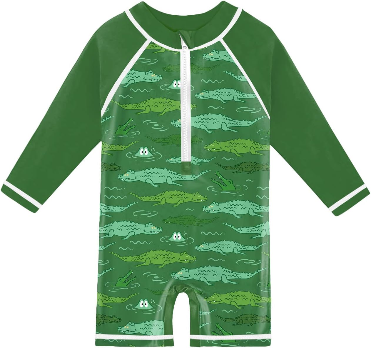 Cooraby Jungen Rashguard Langarm - UPF 50+, Schnelltrocknend, Raglanärmel, Neon Farben