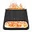 SALKING 2-in-1 Himalayan Salt Lamp & Ultrasonic Essential Oil Diffuser, Aromatherapy Diffuser Cool Mist Humidifier, Salt Therapy Lamp, Ambient Glow, 150ml (Black Wooden Grain)