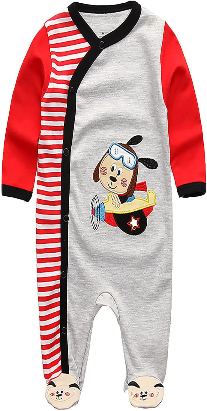 Baby and Toddler Footed One-Piece Romper Jumpsuit Cotton Baby Clothes Play Infant Girls Boys Newborn Outfits - Image 3