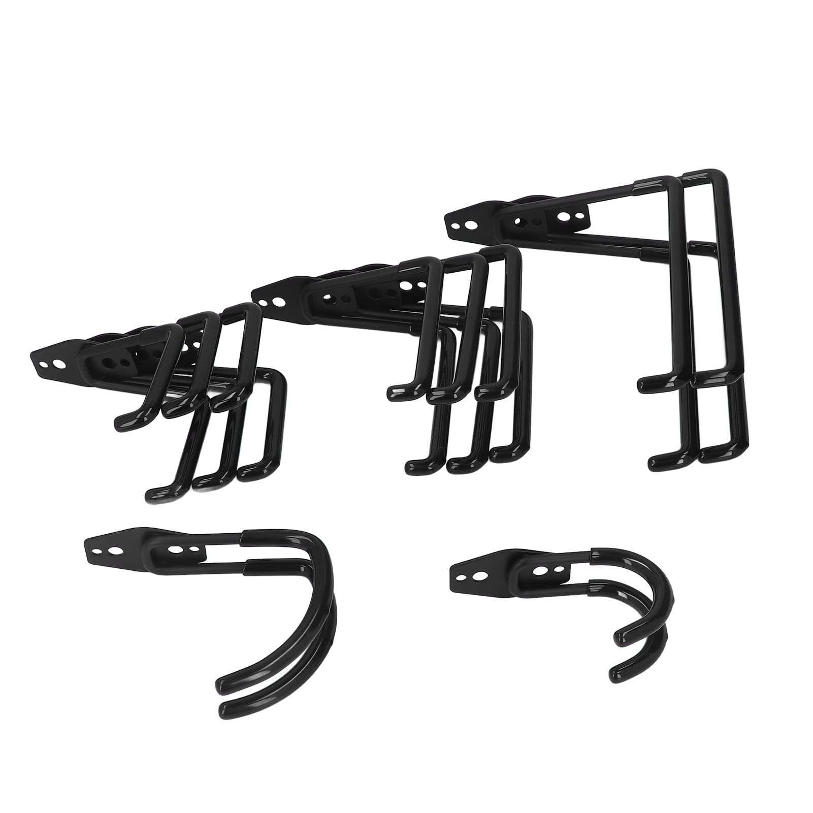 Ganchos de garaje de alta resistencia, juego de almacenamiento de montaje en pared, soporte para bicicleta, colgador de herramientas, organizador para taller de garaje, ext