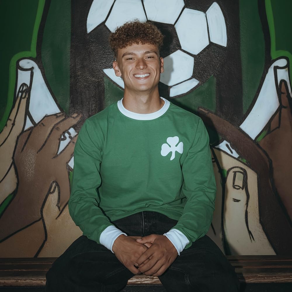 COPA - Maglia retrò - Calcio - Uomo - Panathinaikos FC 1971 - Verde - 100% Cotone