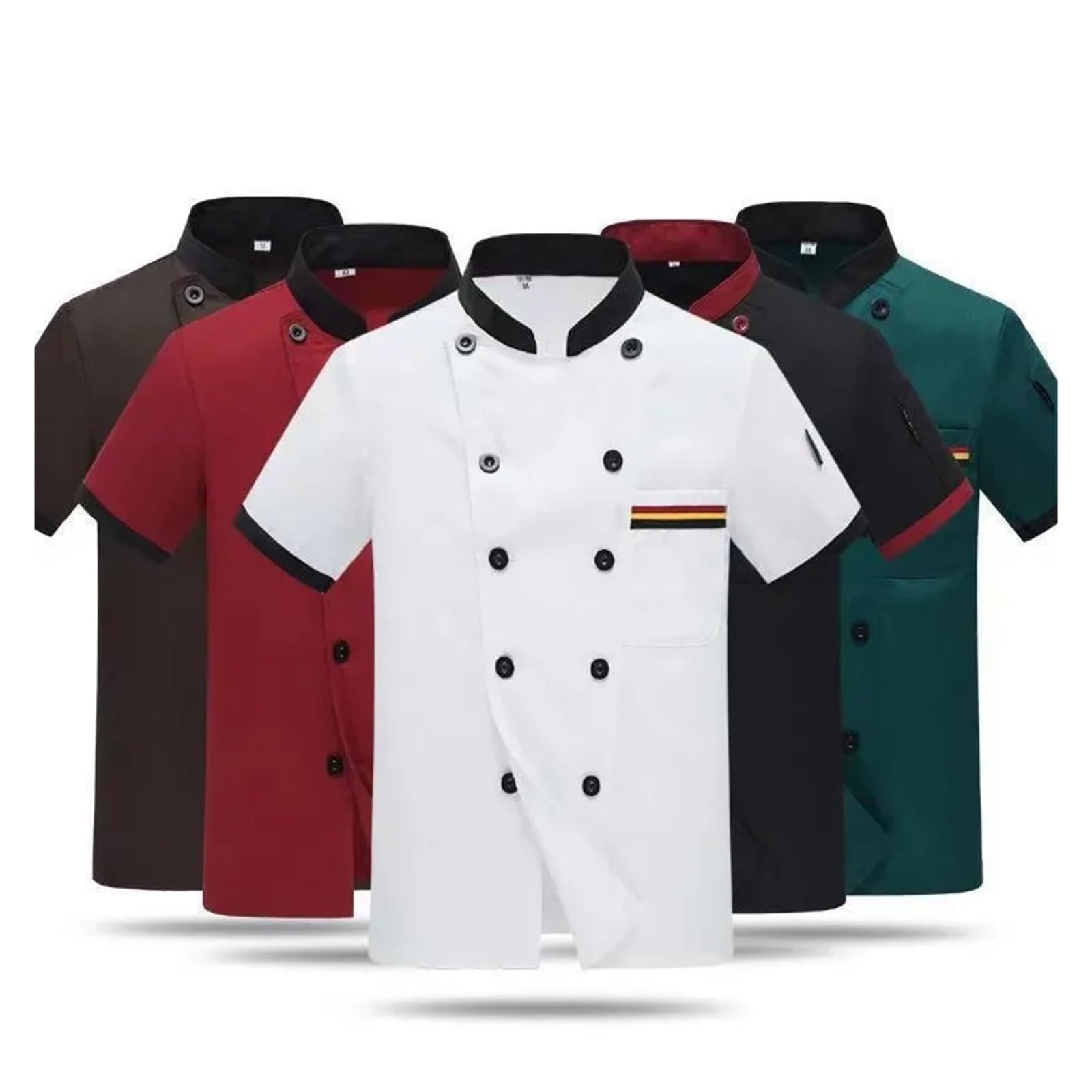 Ideal for die Gastronomie-Kochjacke for Herren mit langen Ärmeln und atmungsaktivem Design