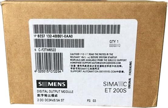 6ES7132-4BB01-0AA0 DP 5 Electronic Modules for ET 200S 6ES71324BB010AA0 Sealed in Box ment