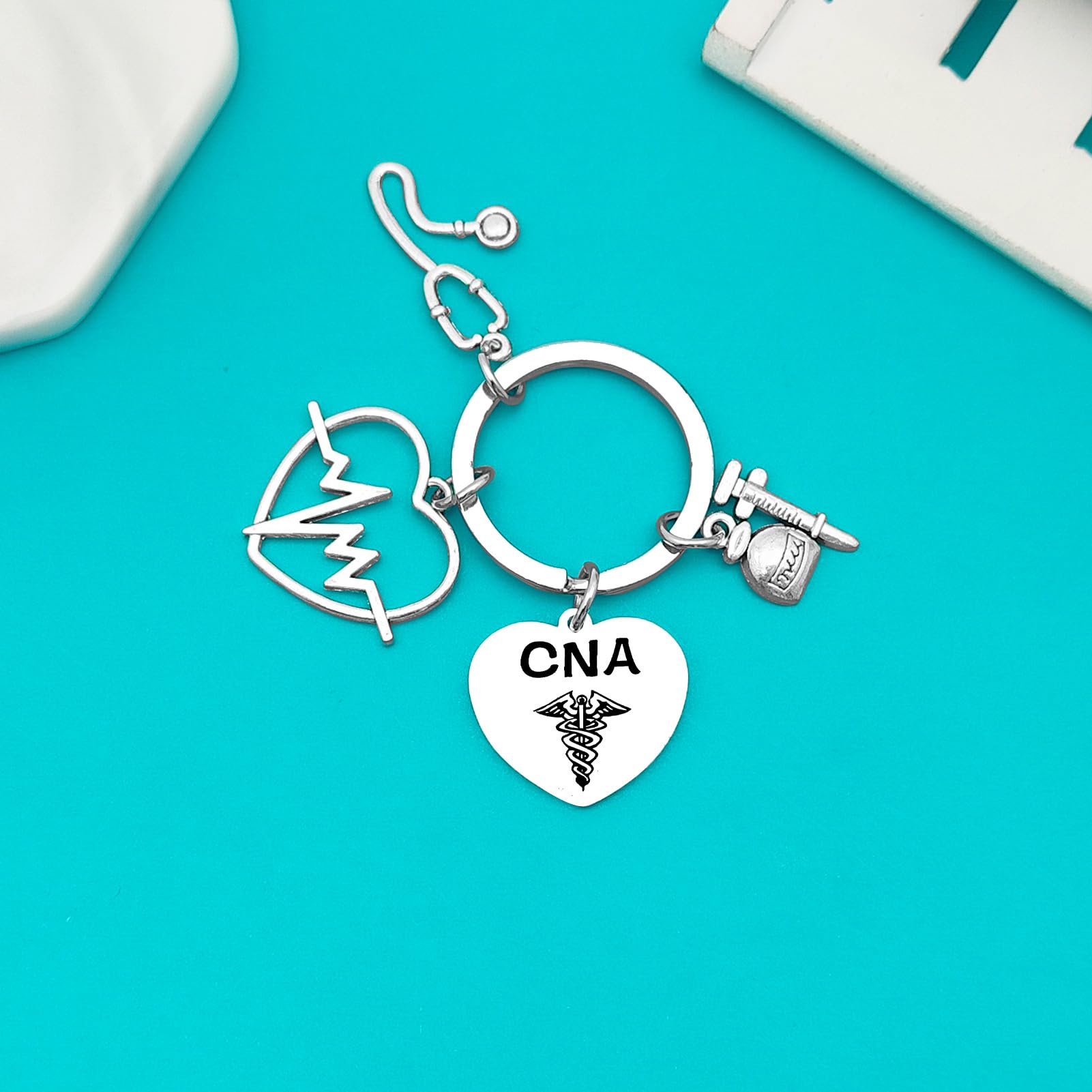 Xiahuyu 12 Pcs CNA Gifts Certified Nursing Assistant Keychain CNA Student Gift CNA Graduation Gift CNA Appreciation Gifts CNA Week Retirement Christmas Thanksgiving Birthday Present
