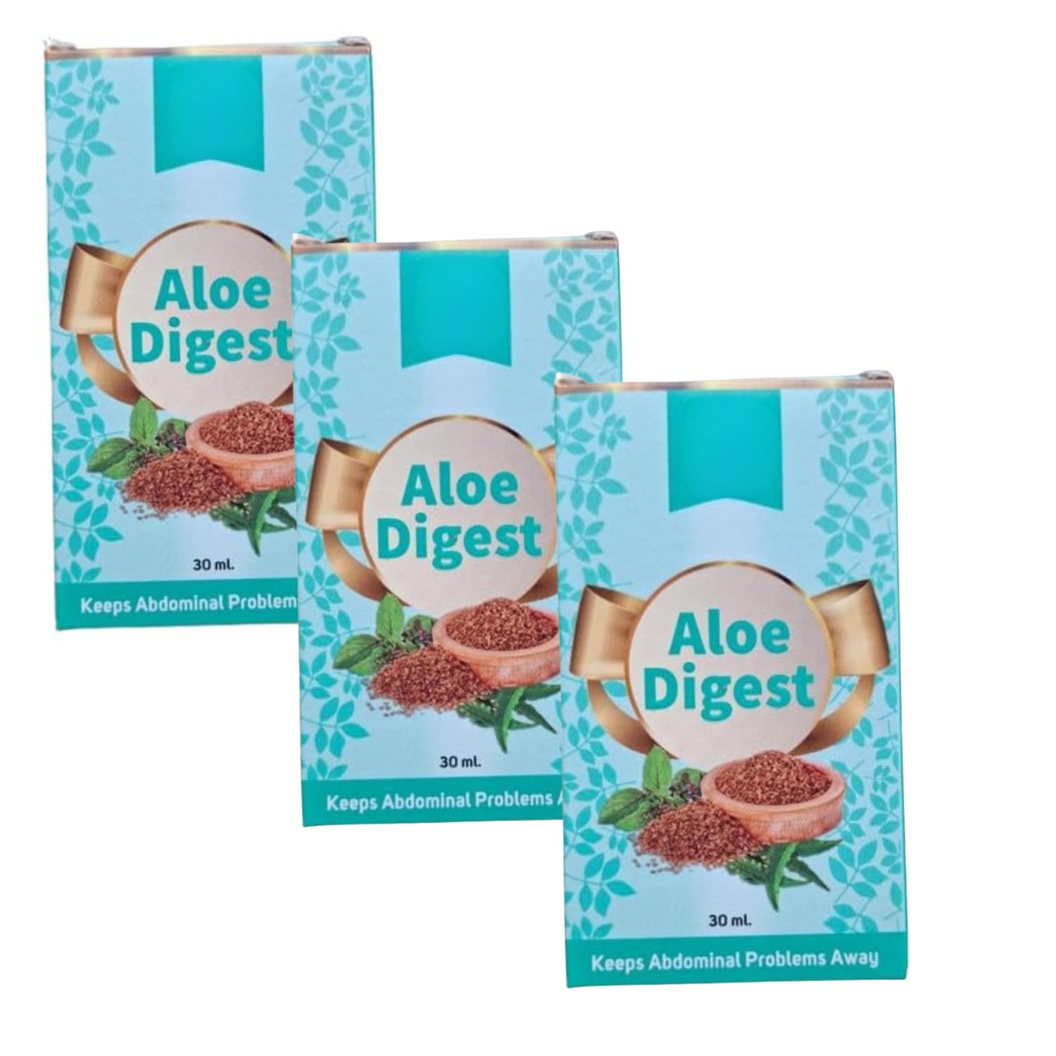 Natural Digestive Wellness Supplement Aloe Digest | Herbal Aloe Liquid Formula for Adults | Daily Gut Wellness, Digestive Comfort & Healthy Digestion Support | Convenient Herbal Nutrition | 30 ml | Pack of 3-image-32