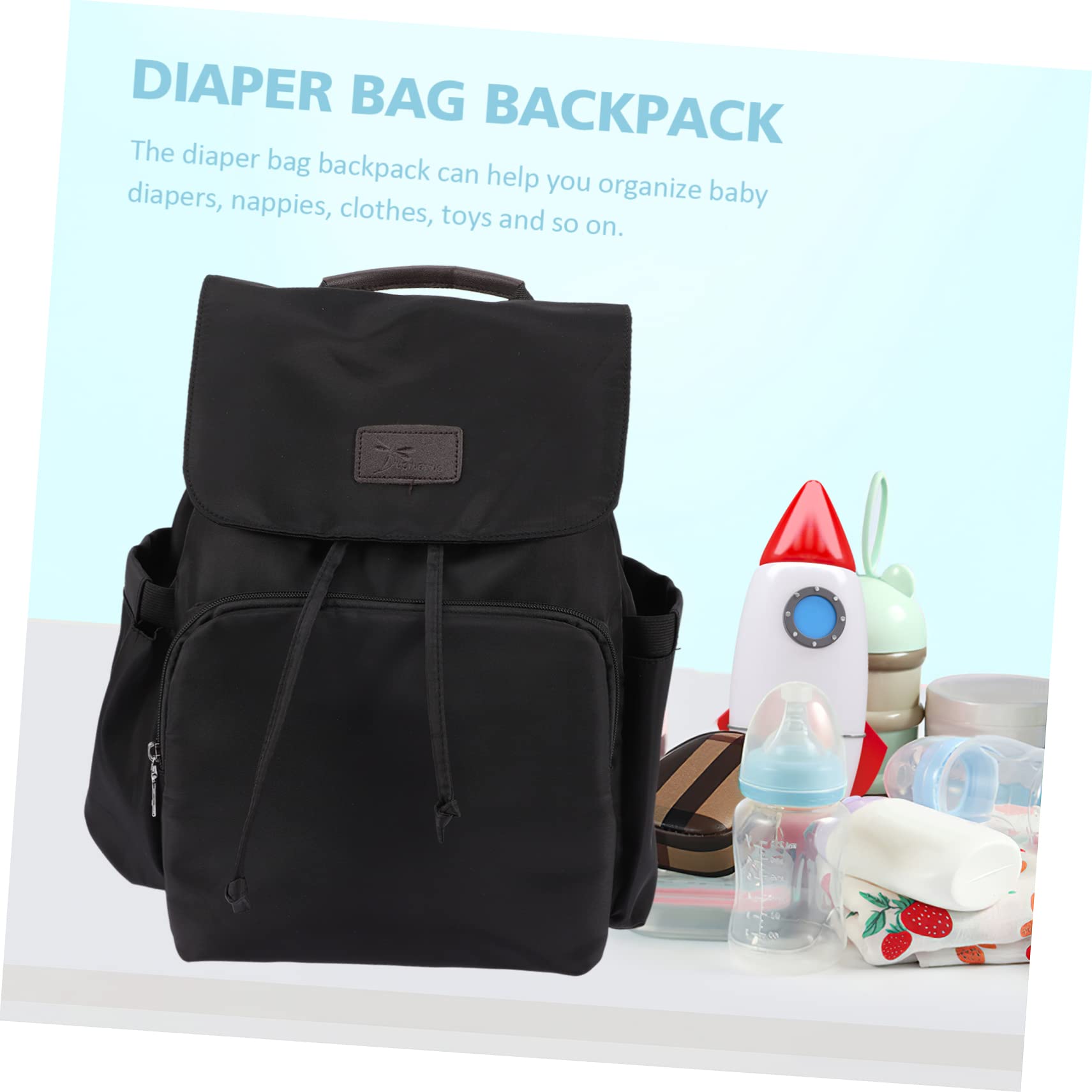Babytasche-rucksack Windelrucksack Mit Kordelzug Reise-wickeltasche Wickelrucksack Zum Organisieren Von Babybedarf